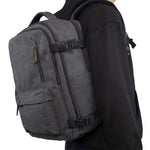 KAUKKO Canvas Travel Backpack, Personal Item Airline Approved, Carry On Backpack - kaukko