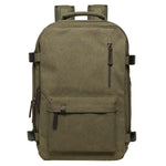 KAUKKO Canvas Travel Backpack, Personal Item Airline Approved, Carry On Backpack - kaukko