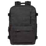 KAUKKO Canvas Travel Backpack, Personal Item Airline Approved, Carry On Backpack - kaukko