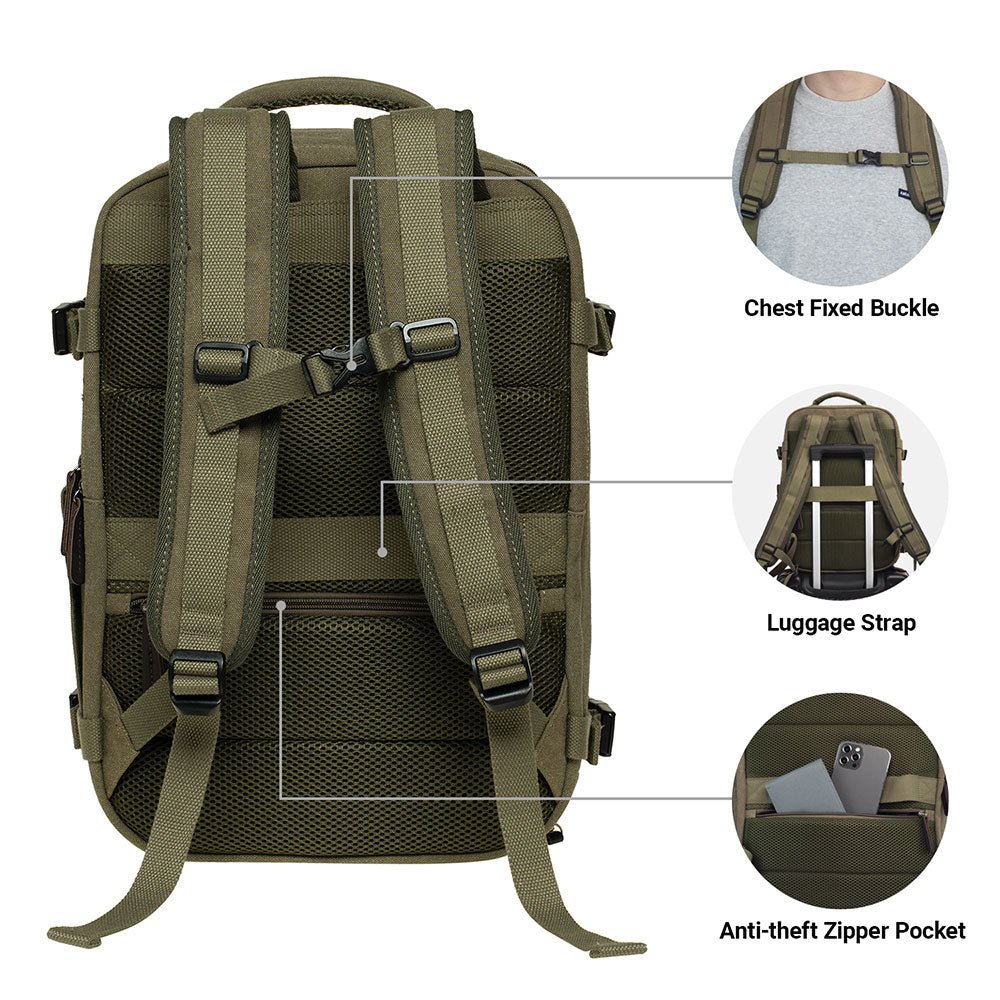 KAUKKO Canvas Travel Rucksack - kaukko