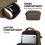 KAUKKO Canvas Travel Rucksack - kaukko