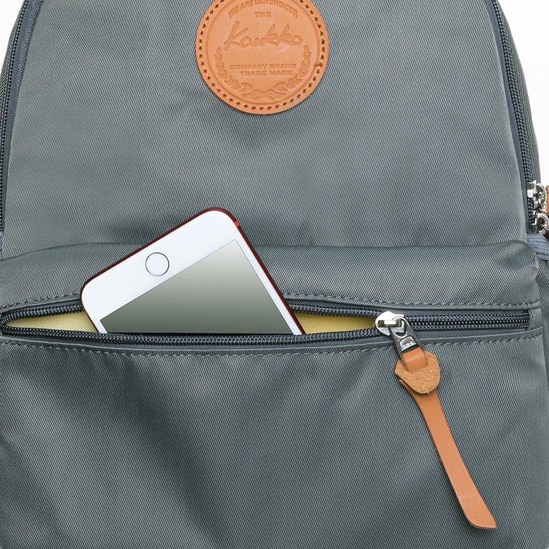 KAUKKO Casual Daypack Student Outdoor Bag Stylis, K1005-4 ( Grey / 8.2L ) - kaukko