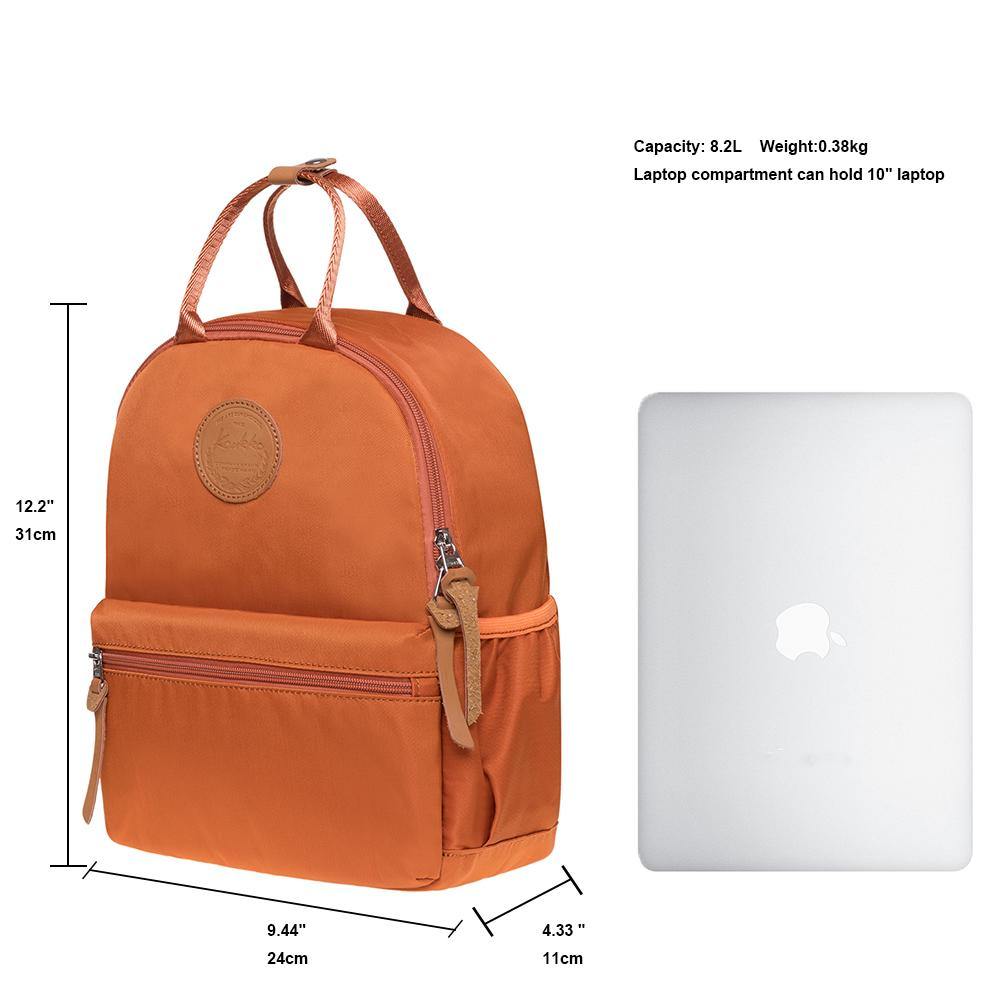 KAUKKO Casual Daypack Student Outdoor Bag Stylis, K1005-4 ( Orange / 8.2L ) - kaukko