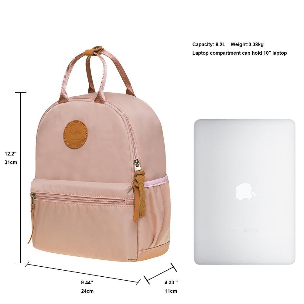 KAUKKO Casual Daypack Student Outdoor Bag Stylis, K1005-4 ( Pink / 8.2L ) - kaukko