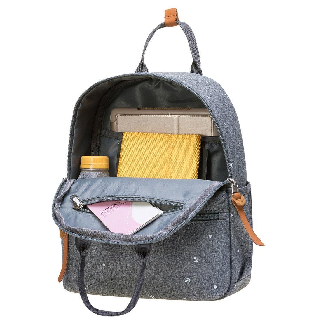 KAUKKO Casual Daypack Student Outdoor Bag Stylish, K1005-5 ( Grey / 8.2L ) - kaukko