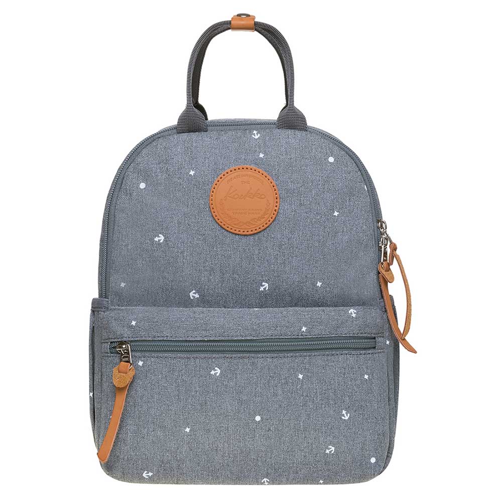 KAUKKO Casual Daypack Student Outdoor Bag Stylish, K1005-5 ( Grey / 8.2L ) - kaukko