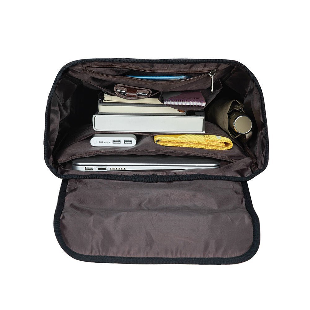 KAUKKO Casual Daypacks Multipurpose Backpacks, Outdoor Backpack, Travel Rucksack Black(Canvas) - kaukko