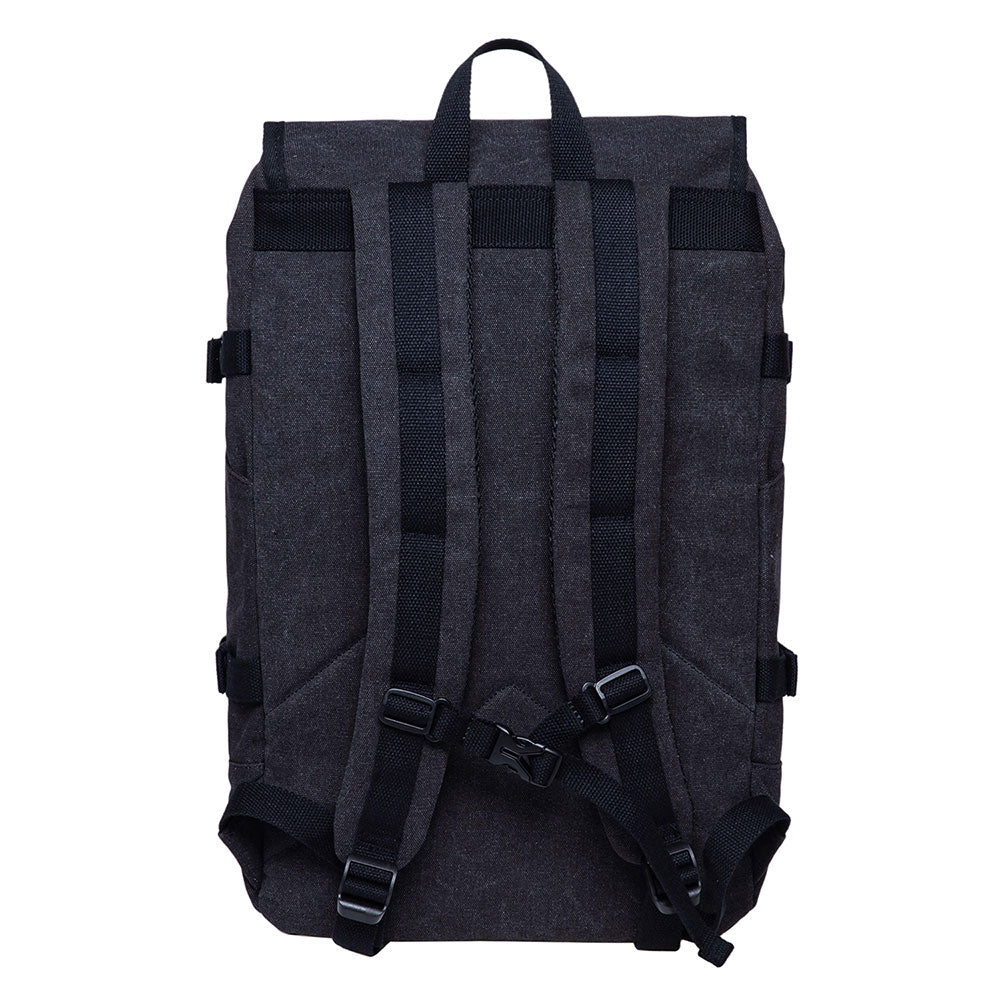 KAUKKO Casual Daypacks Multipurpose Backpacks, Outdoor Backpack, Travel Rucksack Black(Canvas) - kaukko