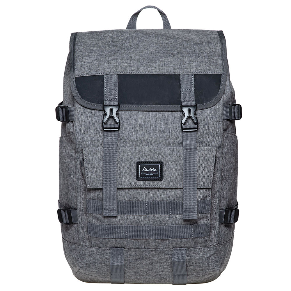 KAUKKO Casual Daypacks Multipurpose Backpacks, Outdoor Backpack, Travel Rucksack Grey(Linen) - kaukko
