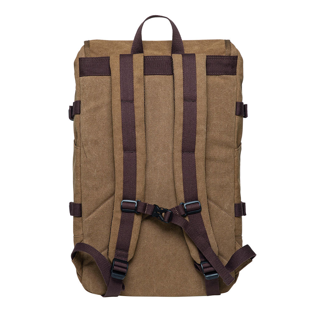 KAUKKO Casual Daypacks Multipurpose Backpacks, Outdoor Backpack, Travel Rucksack Khaki(Canvas) - kaukko