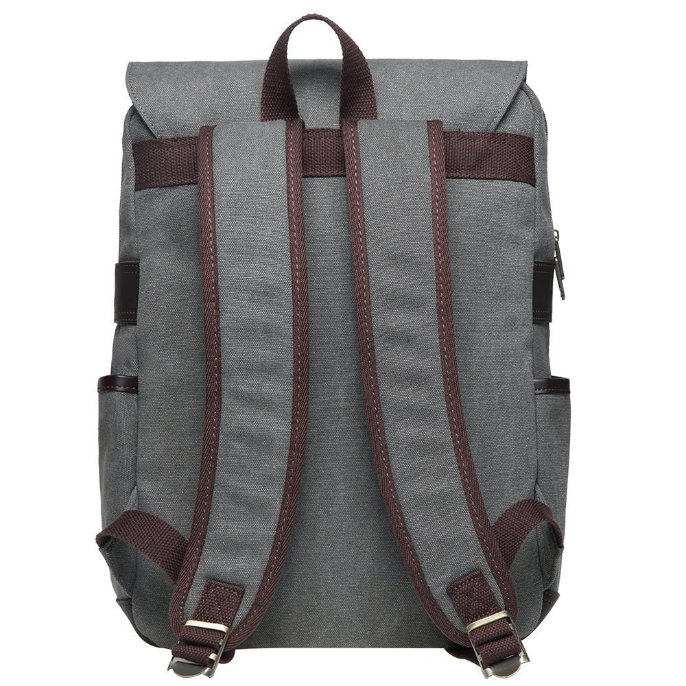 KAUKKO Casual Daypacks Multipurpose Backpacks, Outdoor Backpack, Travel Rucksack, Laptop Backpack Fits 15" (16-GREY) - kaukko