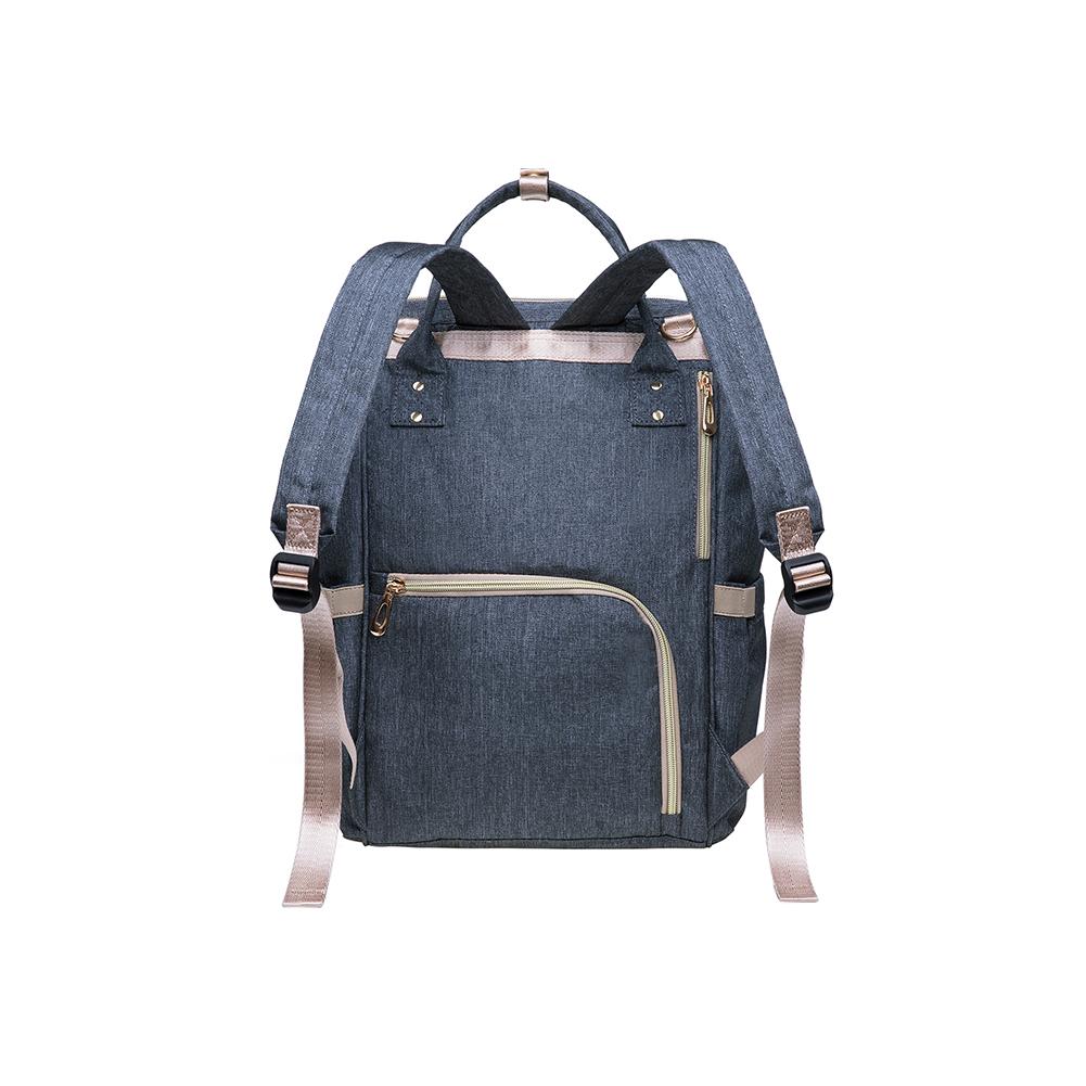 KAUKKO Diaper Bag Backpack with Pacifier Holder and Stroller straps - for Mom and Dad, Waterproof, one size, KT01-4 ( New York Gray / 18L) - kaukko