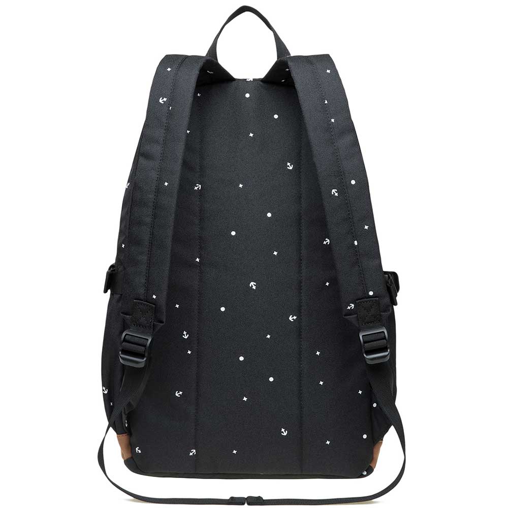 KAUKKO Elegant College School Backpack Women Daypacks, K1005-3 ( Black / 17L ) - kaukko