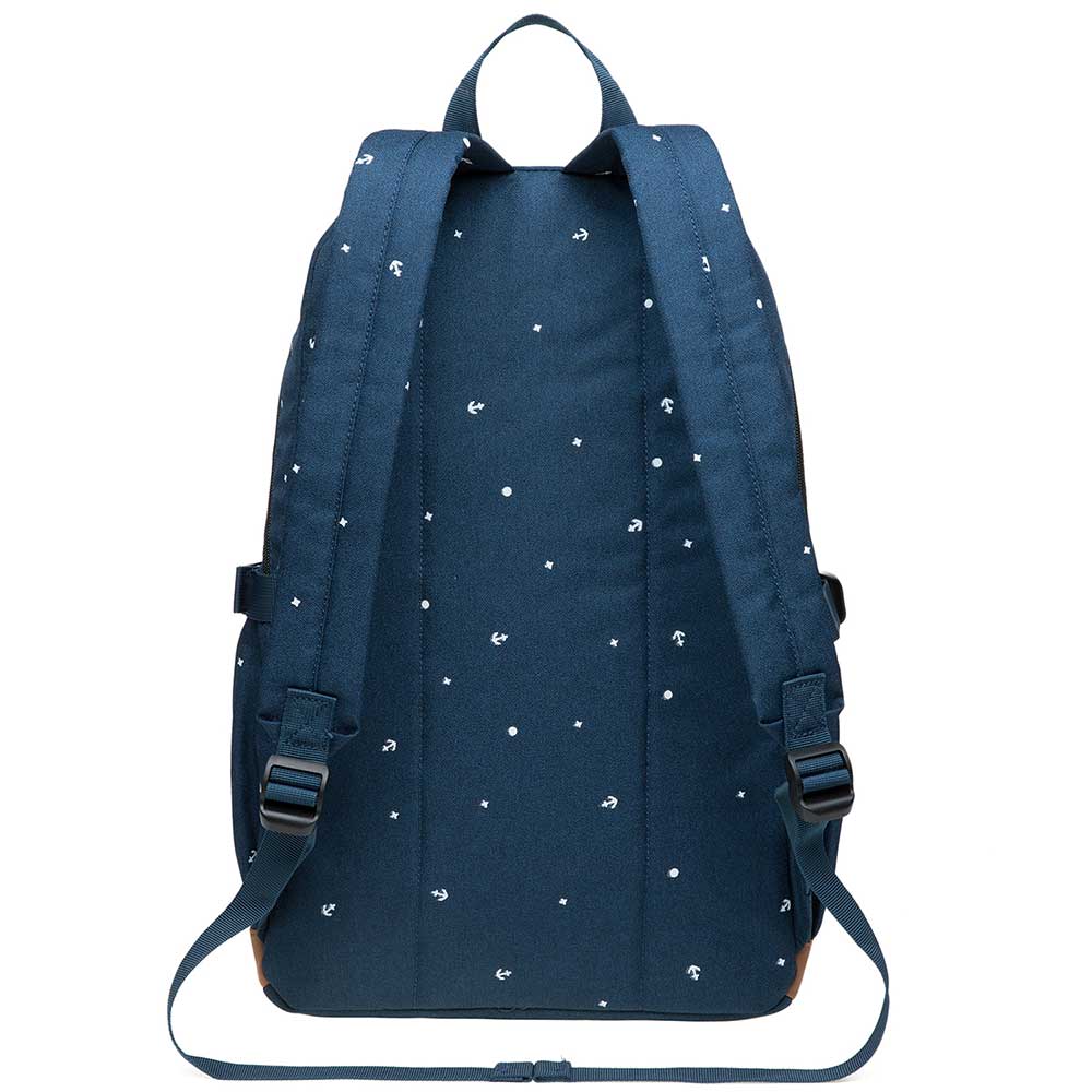 KAUKKO Elegant College School Backpack Women Daypacks, K1005-3 ( Blue / 17L ) - kaukko