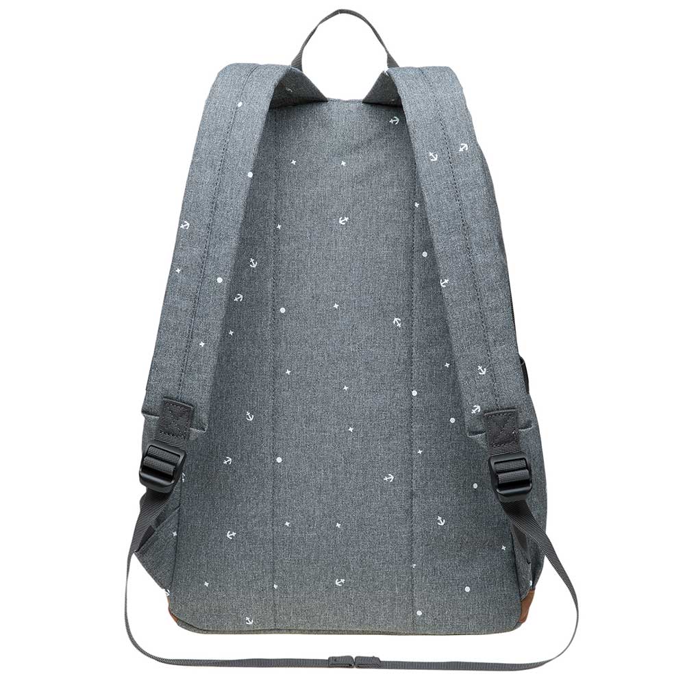 KAUKKO Elegant College School Backpack Women Daypacks, K1005-3 ( Grey / 17L ) - kaukko