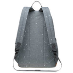 KAUKKO Elegant College School Backpack Women Daypacks, K1005-3 ( Grey / 17L ) - kaukko