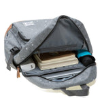 KAUKKO Elegant College School Backpack Women Daypacks, K1005-3 ( Grey / 17L ) - kaukko