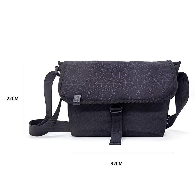 KAUKKO Geometric Design Casual Shoulder Bag Sports Crossbody Bag - kaukko