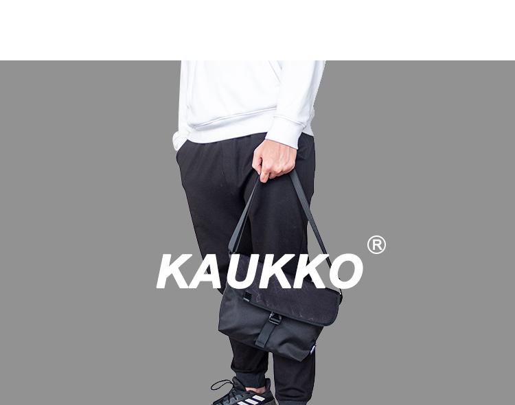 KAUKKO Geometric Design Casual Shoulder Bag Sports Crossbody Bag - kaukko
