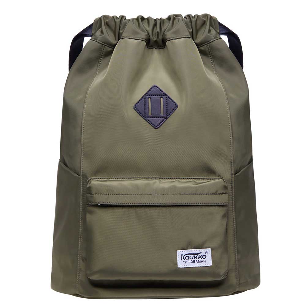 KAUKKO Gym Yoga Shoulder Rucksack for Men and Women ( Army Green) - kaukko