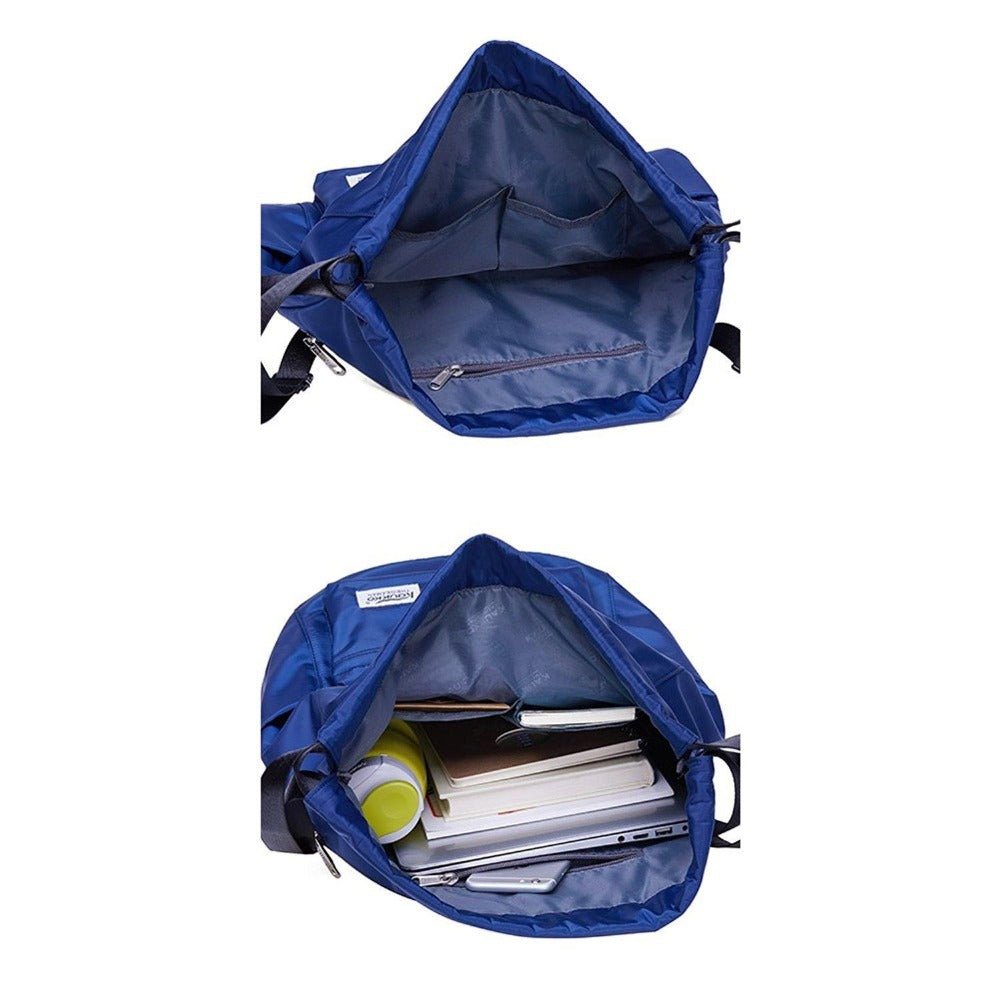 KAUKKO Gym Yoga Shoulder Rucksack for Men and Women ( Blue ) - kaukko