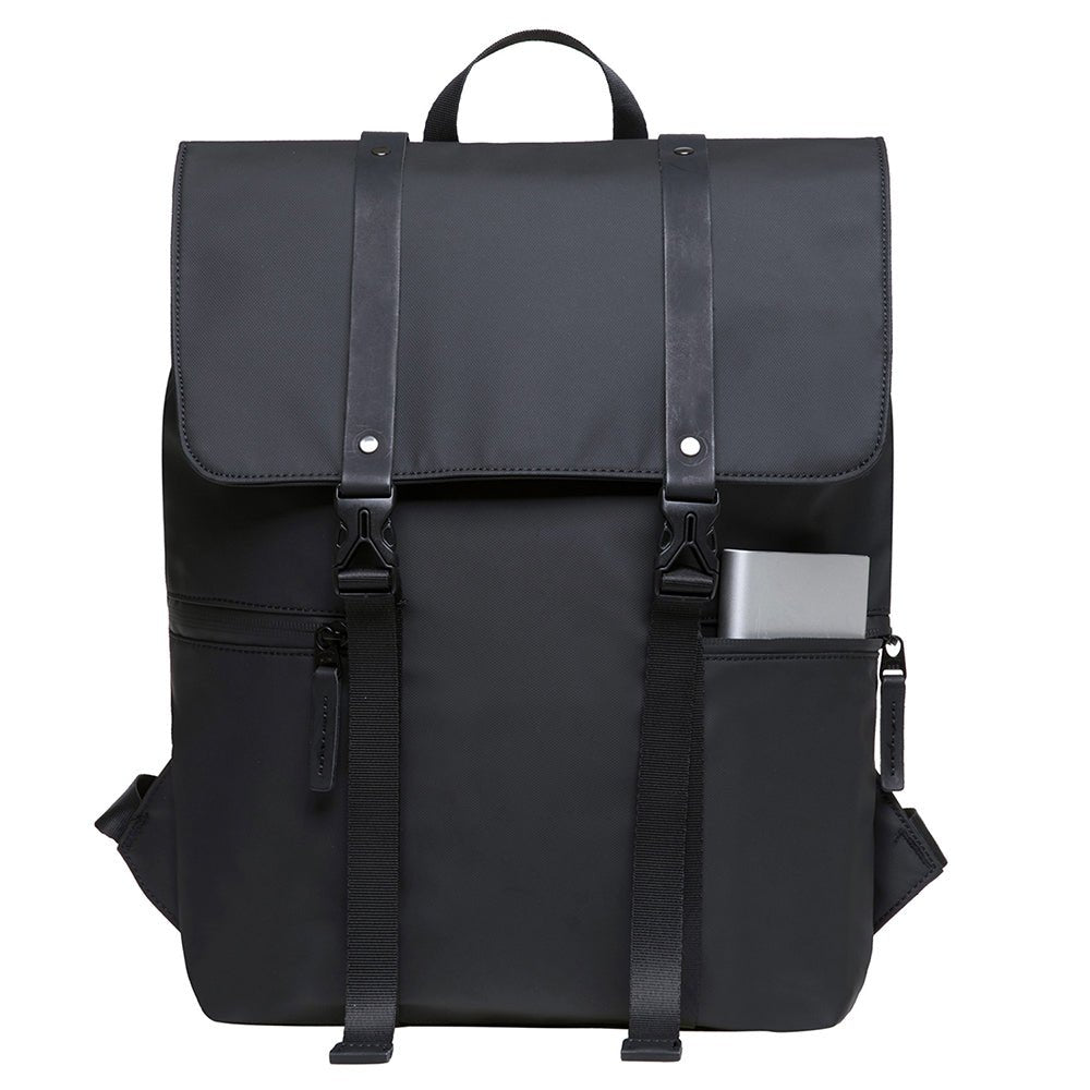 KAUKKO Laptop Backpack College School Bookbag, Fashion Casual Daypack, KF15 ( Black ) - kaukko