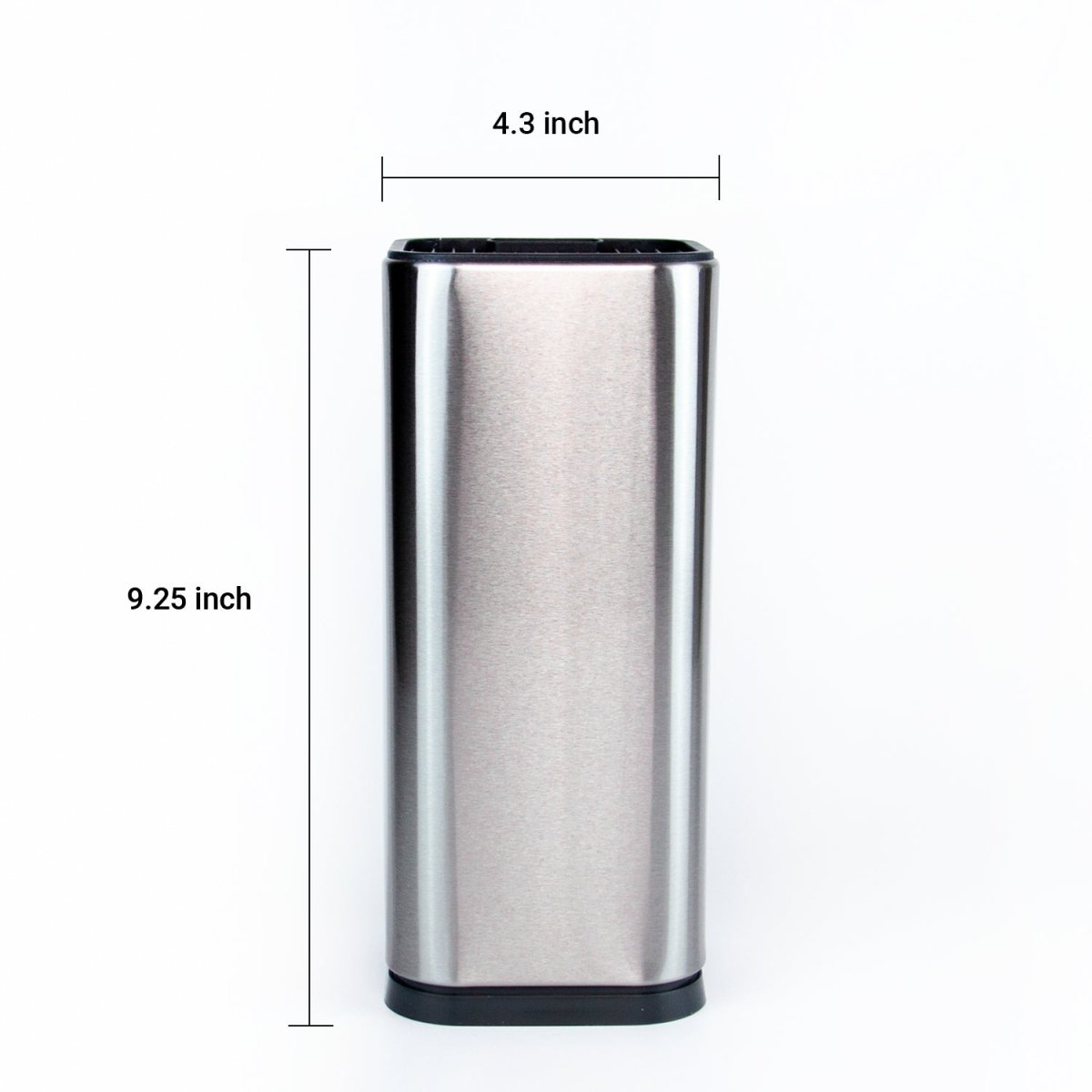 KAUKKO Large Stainless Steel Kitchen Knife Organizer, Modern Countertop Space Saver Knife Storage Stand with Scissors-slots - kaukko