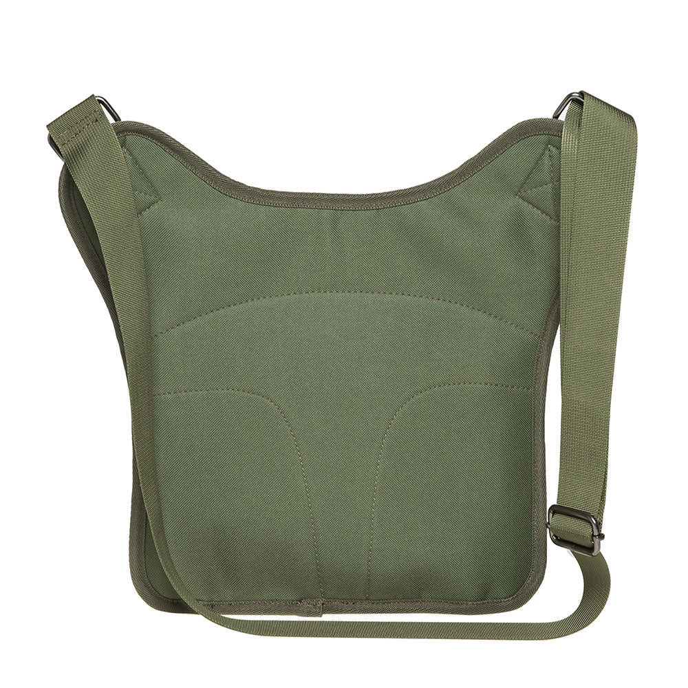 KAUKKO Mens Vintage Canvas Shoulder Messenger Bag Chest Leather Patchwork Messenger Bag - kaukko