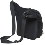 KAUKKO Mens Vintage Canvas Shoulder Messenger Bag Chest Leather Patchwork Messenger Bag - kaukko