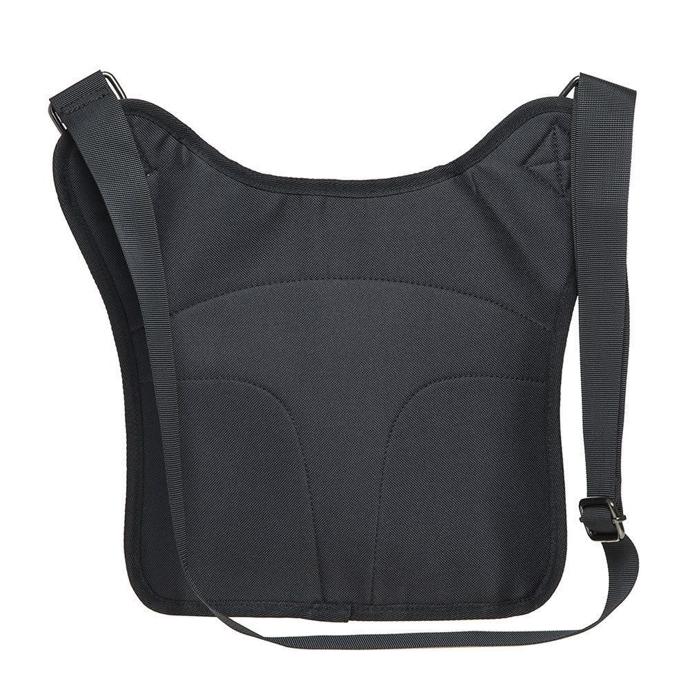 KAUKKO Mens Vintage Canvas Shoulder Messenger Bag Chest Leather Patchwork Messenger Bag - kaukko