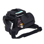 KAUKKO Mens Vintage Canvas Shoulder Messenger Bag Chest Leather Patchwork Messenger Bag - kaukko