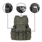 KAUKKO Men's Women's School backpack hiking backpack travel bag laptop backpack outdoor sports leisure daypacks - kaukko