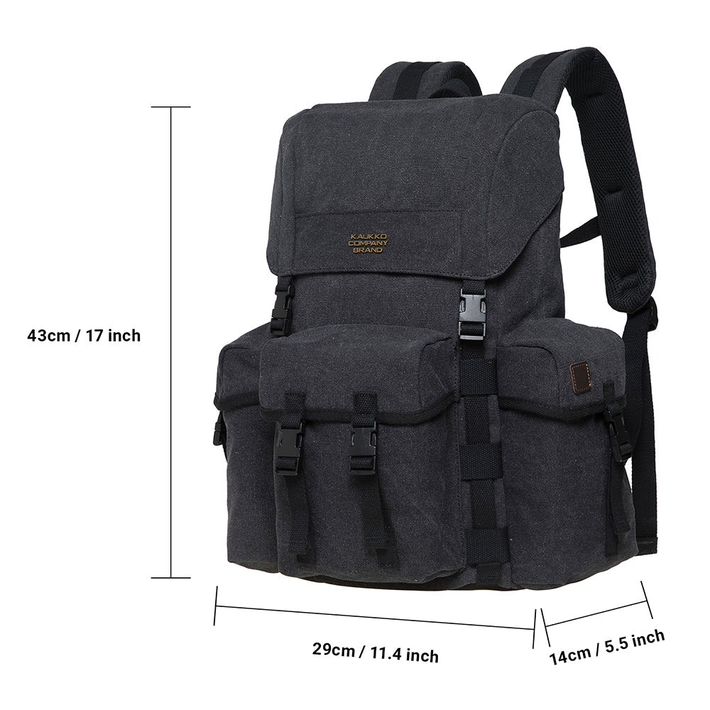 KAUKKO Men's Women's School backpack hiking backpack travel bag laptop backpack outdoor sports leisure daypacks - kaukko