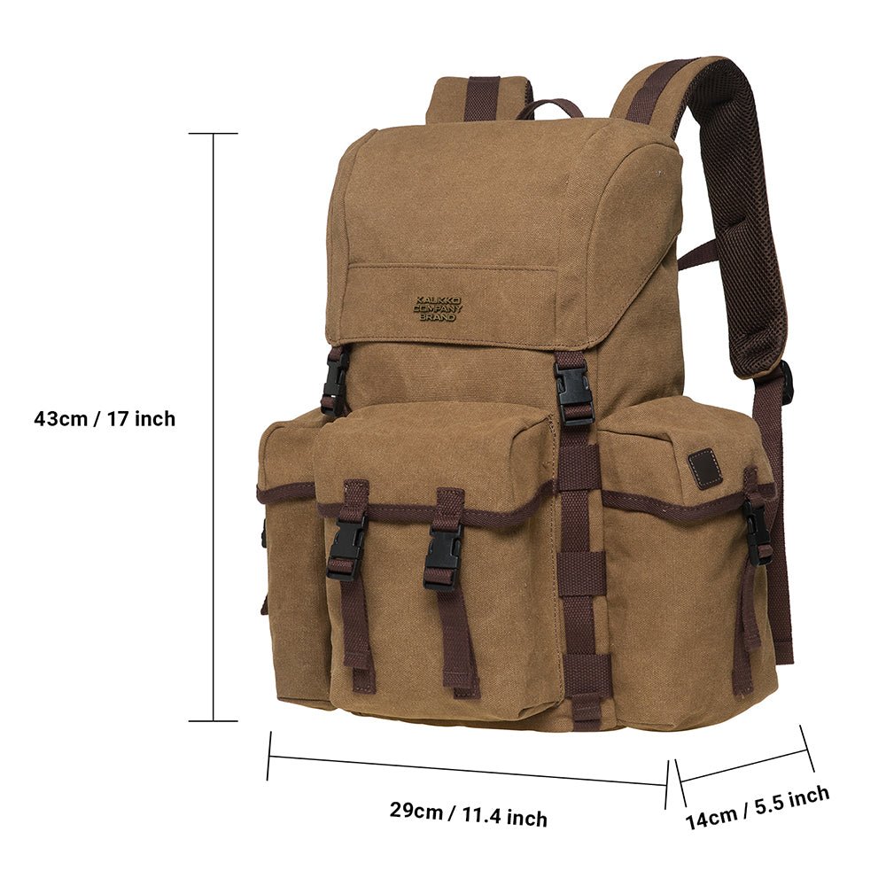 KAUKKO Men's Women's School backpack hiking backpack travel bag laptop backpack outdoor sports leisure daypacks - kaukko