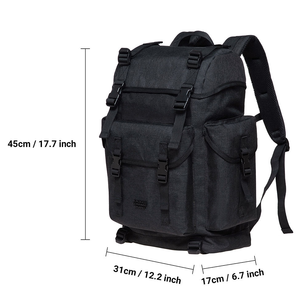 KAUKKO Men's Women's School backpack hiking backpack travel bag laptop backpack outdoor sports leisure daypacks - kaukko