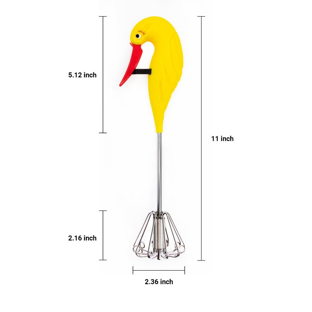 Semi-Automatic Eggbeater, Allows you to stir Easily Without Feeling Tired, Used for Making Cream of Egg Beater - kaukko