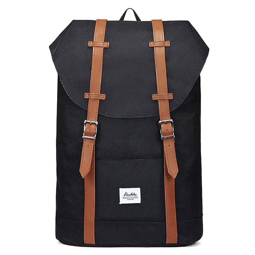 Travel Casual Backpack, Laptop Daypack, EP6-1( Black / 18L ) - kaukko