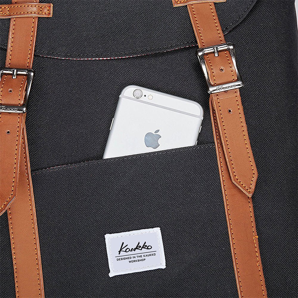 Travel Casual Backpack, Laptop Daypack, EP6-1( Black / 18L ) - kaukko