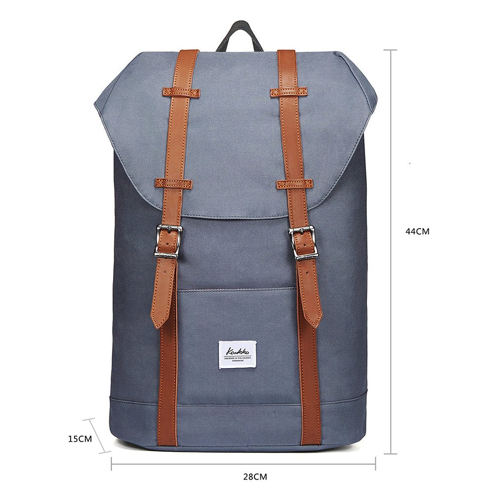 Travel Casual Backpack, Laptop Daypack, EP6-1( Grey / 18L ) - kaukko