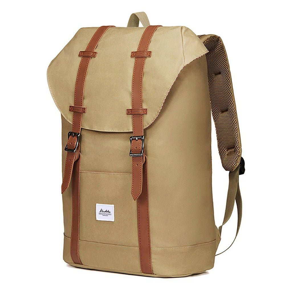 Travel Casual Backpack, Laptop Daypack, EP6-1( Khaki / 18L ) - kaukko
