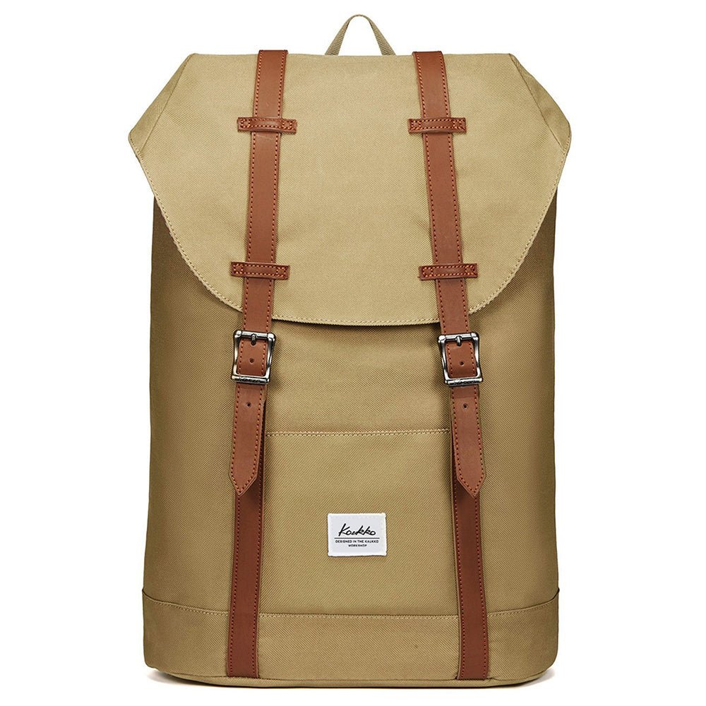 Travel Casual Backpack, Laptop Daypack, EP6-1( Khaki / 18L ) - kaukko