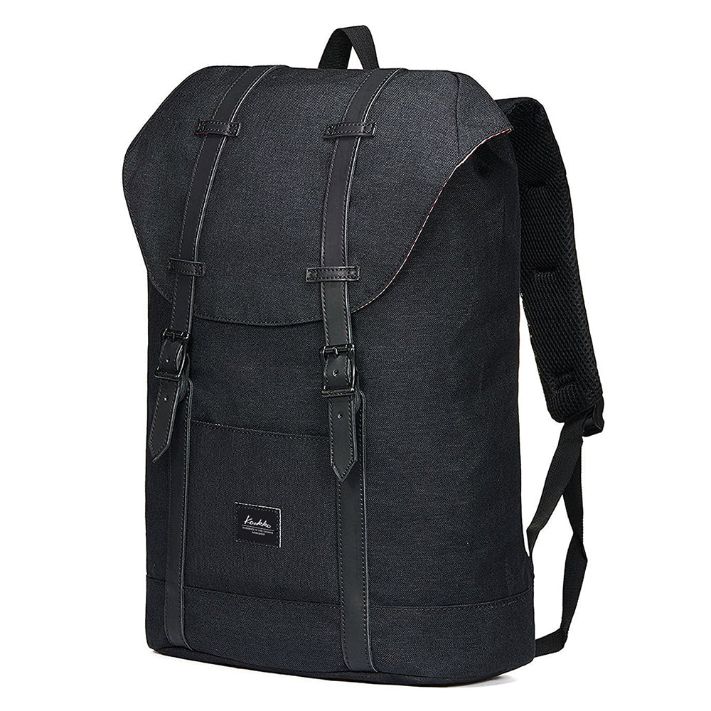 Travel Casual Backpack & Laptop Daypack, EP6 ( Black / 18.5L ) - kaukko