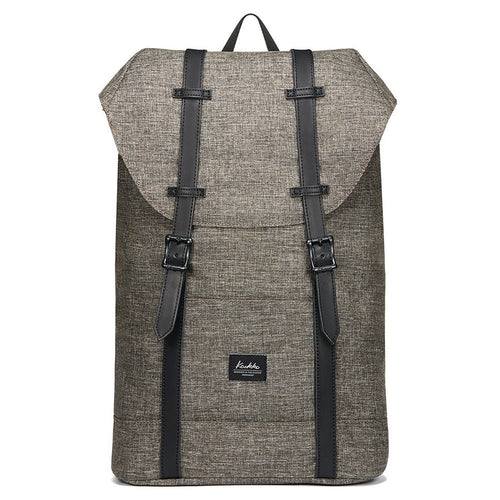 Travel Casual Backpack & Laptop Daypack, EP6 ( Khaki / 18.5L ) - kaukko