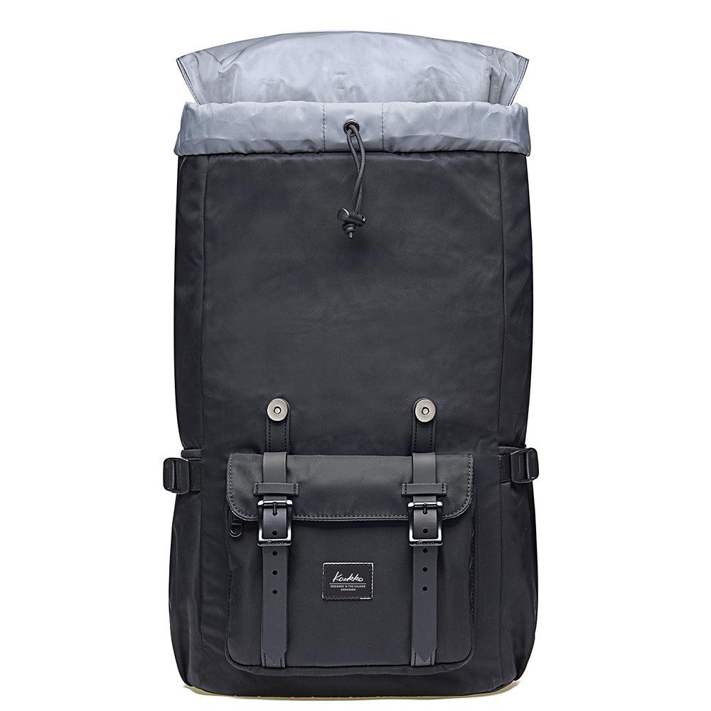 Travel Laptop Backpack, Outdoor Rucksack, School backpack Fits 15.6" Laptop(Black) - kaukko