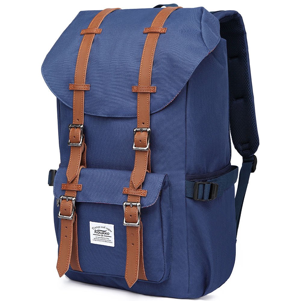 Travel Laptop Backpack, Outdoor Rucksack, School backpack Fits 15.6"(Blue) - kaukko
