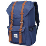 Travel Laptop Backpack, Outdoor Rucksack, School backpack Fits 15.6"(Blue) - kaukko