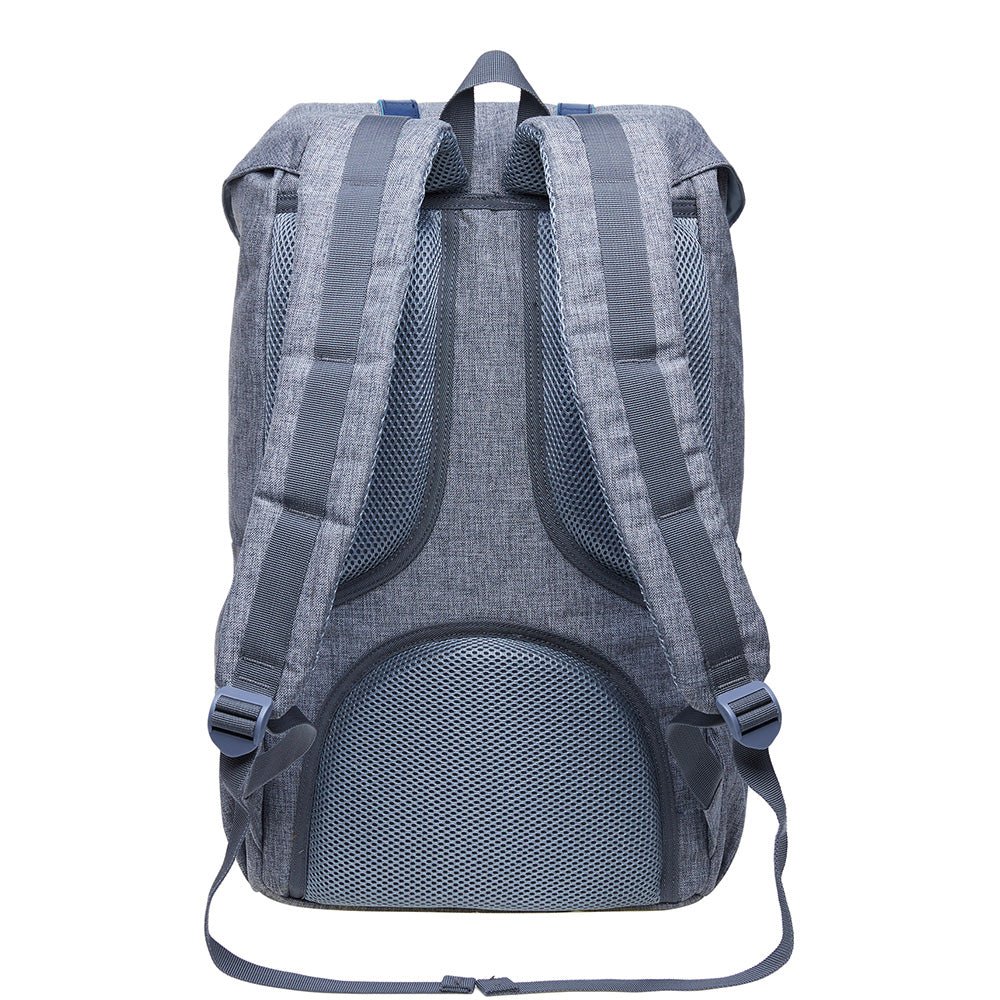 Travel Laptop Backpack, Outdoor Rucksack, School backpack Fits 15.6"(Grey-Blue) - kaukko