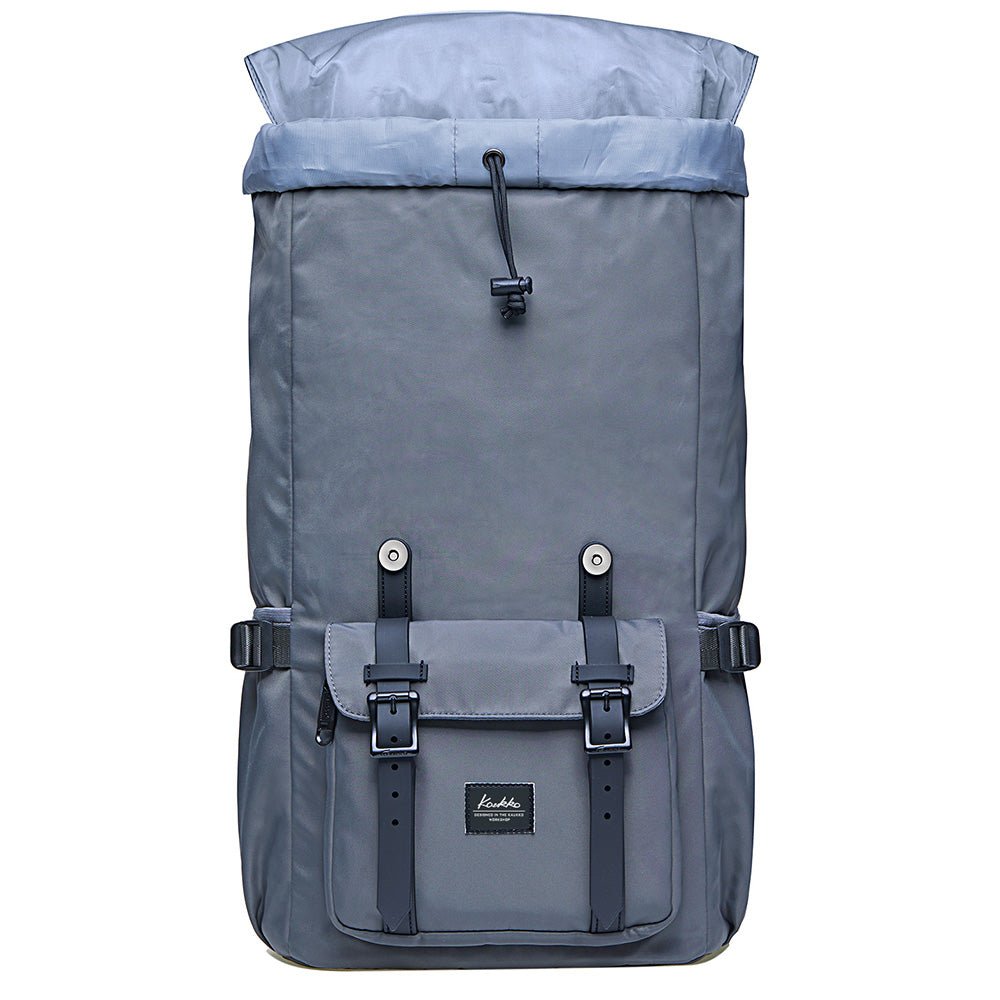 Travel Laptop Backpack, Outdoor Rucksack, School backpack Fits 15.6"(Nylon Grey) - kaukko