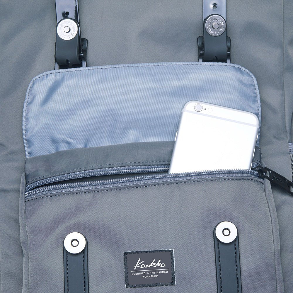 Travel Laptop Backpack, Outdoor Rucksack, School backpack Fits 15.6"(Nylon Grey) - kaukko