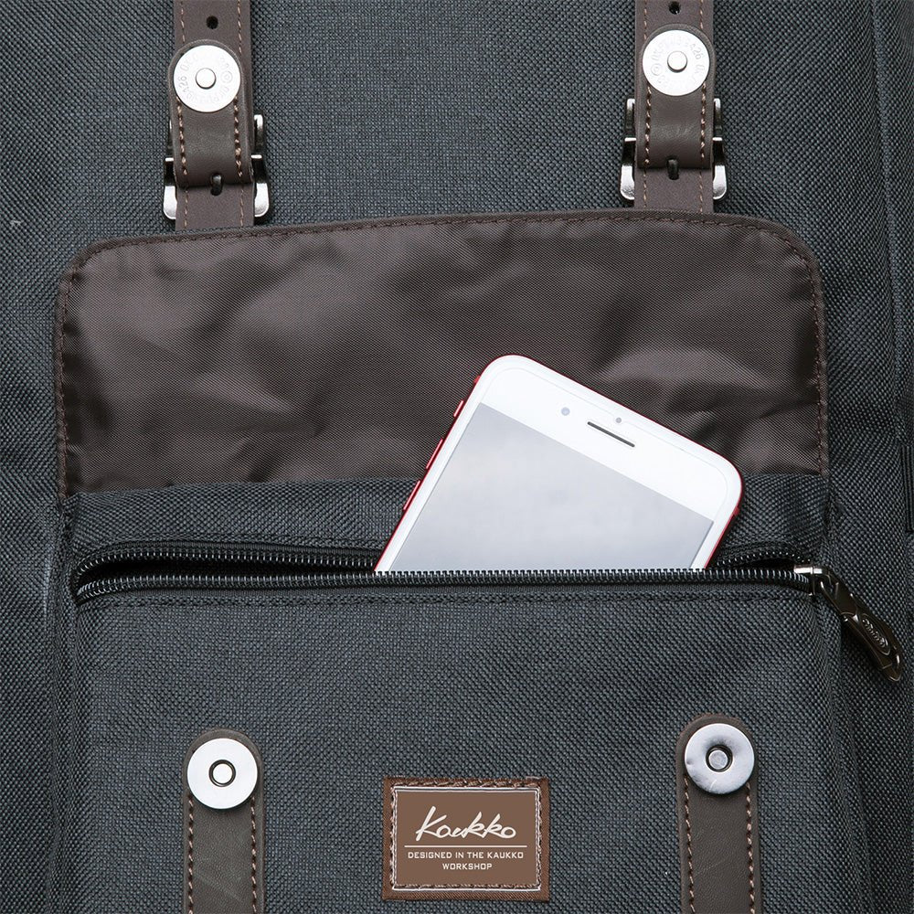 Travel Laptop Backpack, Oxford fabric ( K1023-Black ) - kaukko